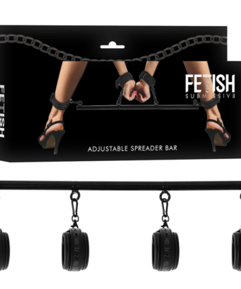 FETISH SUBMISSIVE BONDAGE - BARRA SEPARADORA AJUSTÁVEL 4 PEÇAS