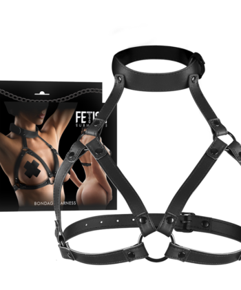FETISH SUBMISSIVE BONDAGE - ARNÊS DE PEITO AJUSTÁVEL