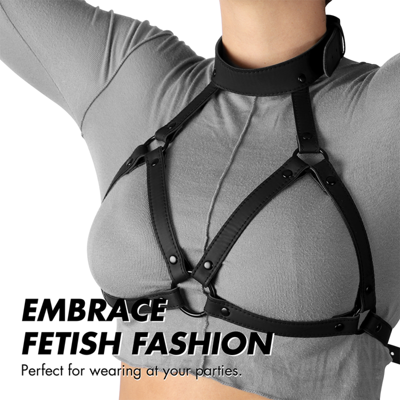 FETISH SUBMISSIVE BONDAGE - ARNÊS DE PEITO AJUSTÁVEL - Image 5