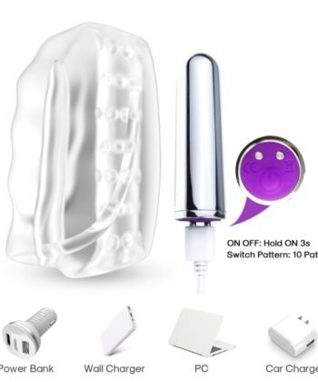 Alternative view of ARMONY - MASTER MASTURBADOR E VIBRADOR TRANSPARENTE