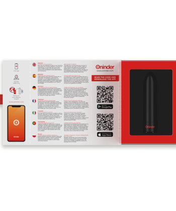 ONINDER - BERLIN BULLET VIBRADOR PRETO 9 MODOS 8,5 X 2 CM - APLICAÇÃO GRATUITO - Imagem 5