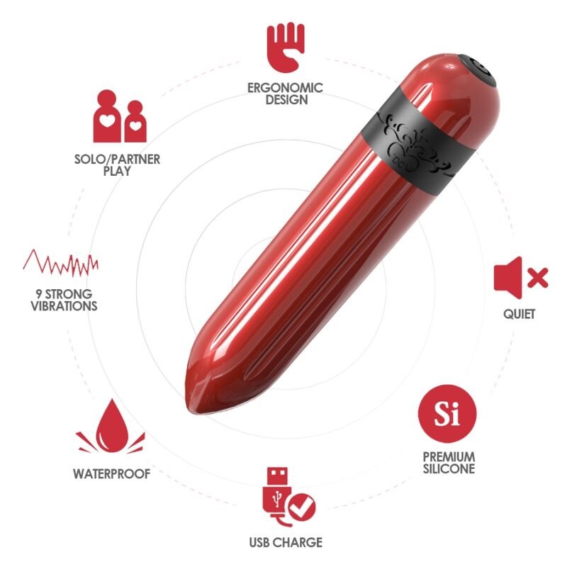 ARMONY - FOGUETE VIBRADOR BALA CONTROLE REMOTO FÚCSIA - Image 4