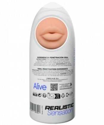 ALIVE - FLEX MASTURBADOR MASCULINO ORAL TAMANHO M - Imagem 4