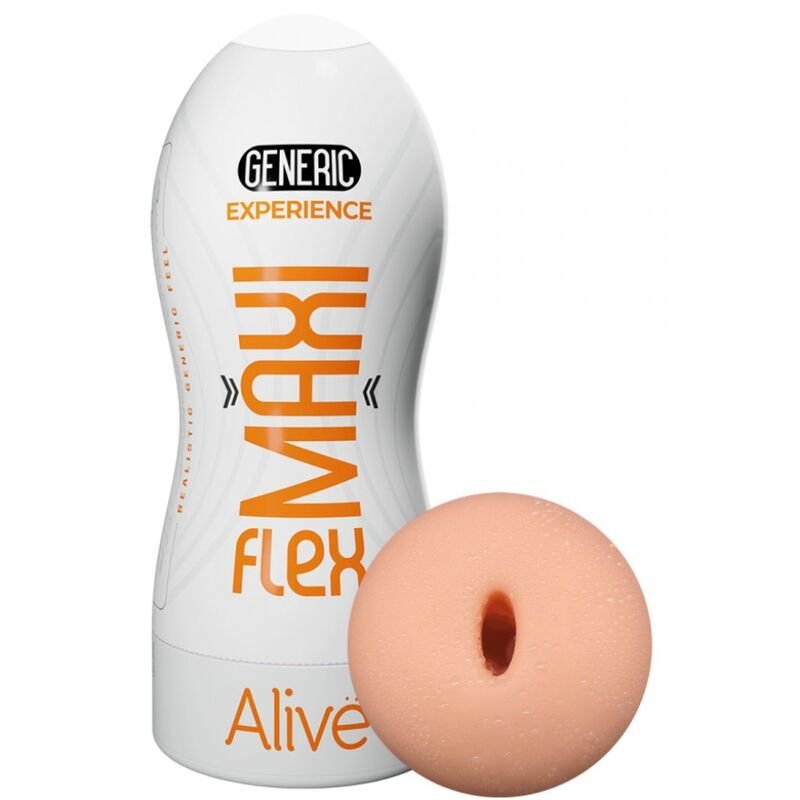 ALIVE - MAXI FLEX MASTURBADOR MASCULINO GENÉRICO TAMANHO L - Imagem 2