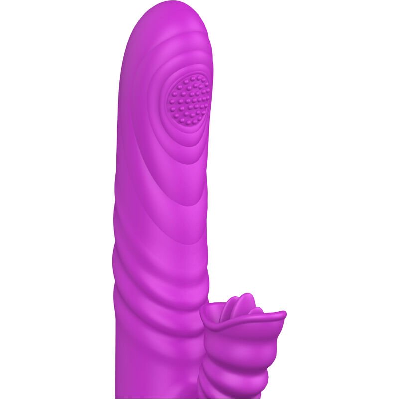 ARMONY - VIBRADOR MULTIFUNO ANGELIA COM LÍNGUA ESTIMULANTE EFEITO CALOR VIOLETA - Image 4