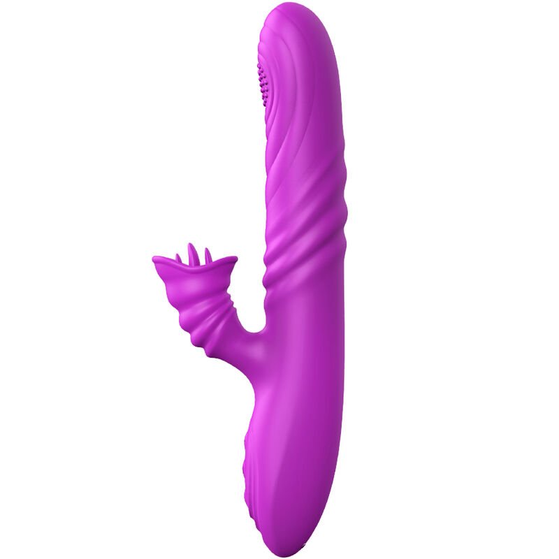 ARMONY - VIBRADOR MULTIFUNO ANGELIA COM LÍNGUA ESTIMULANTE EFEITO CALOR VIOLETA - Image 5