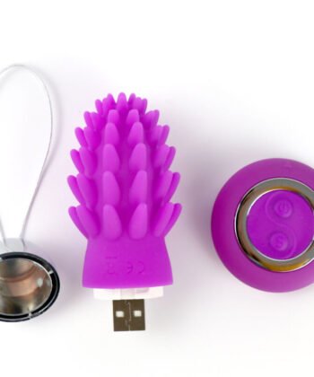 Visão alternativa de ARMONY - OVO VIBRATÓRIO VIOLETA OCTOPUS CACTUS CONTROLE REMOTO