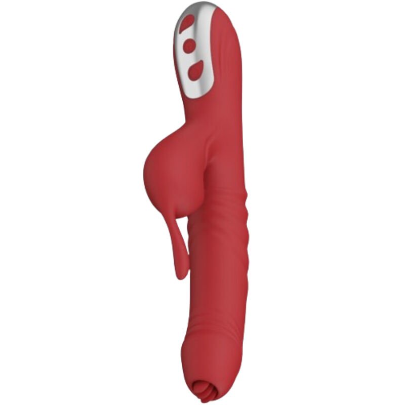 ARMONY - VIBRADOR E SUCÇÃO COM LÍNGUA ESTIMULANTE BURGUNDY - Imagem 3