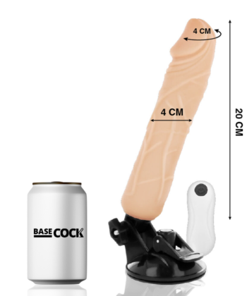 Alternative view of BASECOCK - VIBRADOR DE CONTROLE REMOTO NATURAL REALISTA 20 CM