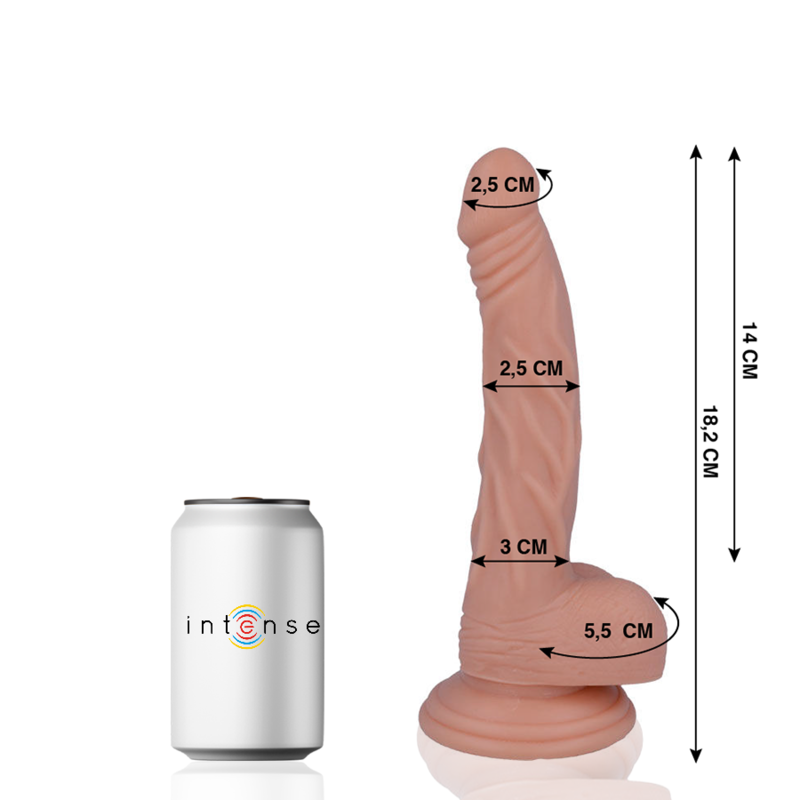 MR INTENSE - 12 PENE REALÍSTICO 18.2 CM -O- 2.5 CM - Image 4