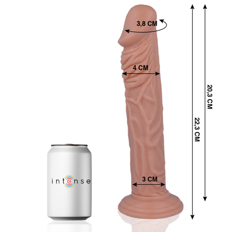 MR INTENSE - 27 REALISTIC PENIS 22.3 CM -O- 4 CM - Imagem 4
