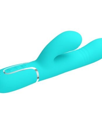 PRETTY LOVE - VIBRADOR MULTIFUNÇÃO G-SPOT AQUA VERDE