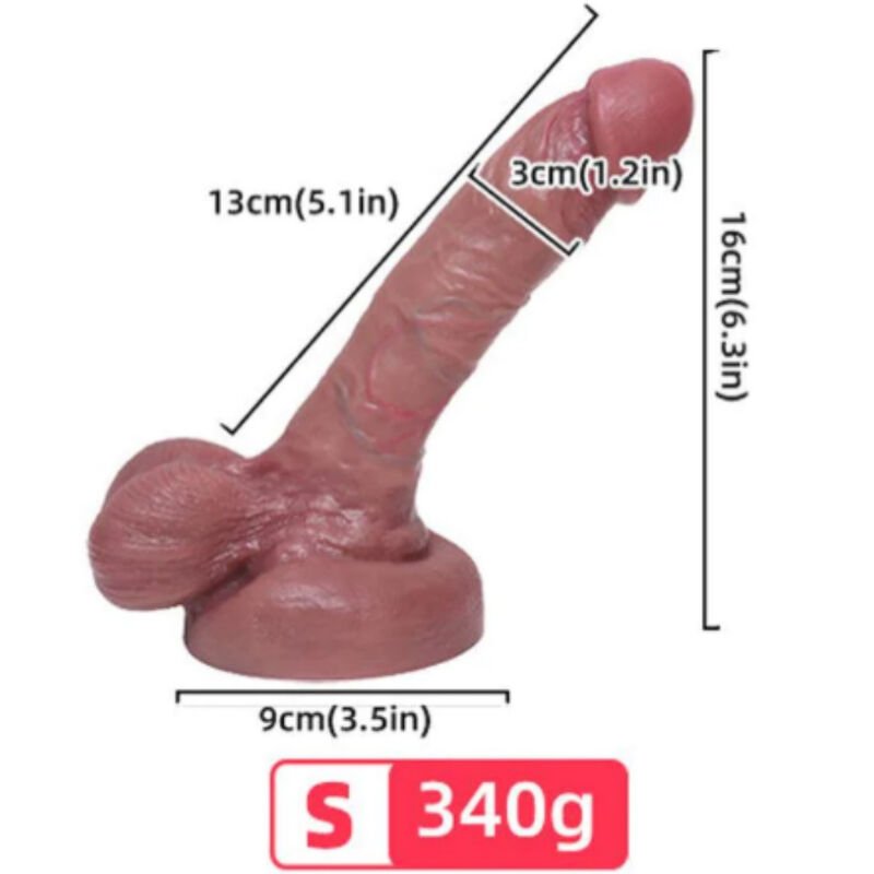 ARMONY - DILDO SILICONE LÍQUIDO REALISTA 13 CM - Image 4
