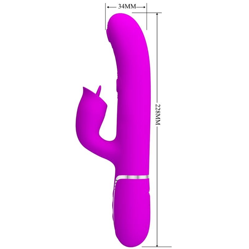 BONITO AMOR - VIBRADOR DE COELHO COM LAMBEDURA FÚCSIA - Image 3