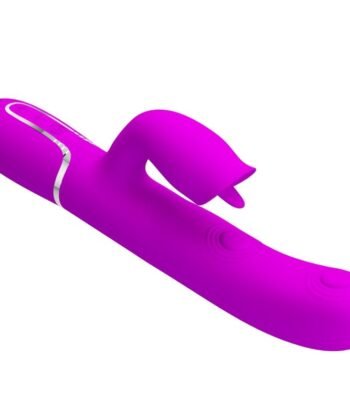 BONITO AMOR - VIBRADOR DE COELHO COM LAMBEDURA FÚCSIA