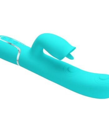 BONITO AMOR - VIBRADOR DE COELHO COM LAMBIDA AQUA VERDE