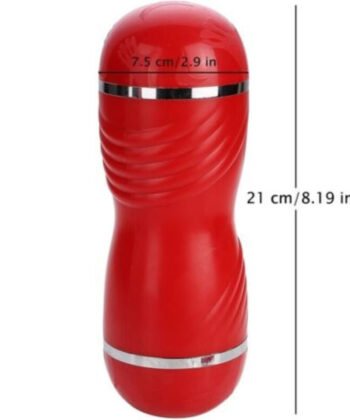 ARMONY - MASTURBADOR DUPLO VAGINA E BOCA VERMELHA - Imagem 4