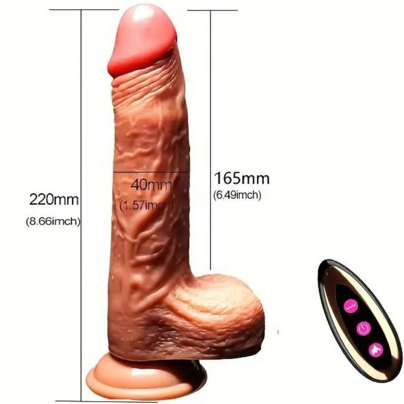 ARMONY - VIBRADOR DILDO REALÍSTICO E CONTROLE REMOTO 22.5 CM - Image 5