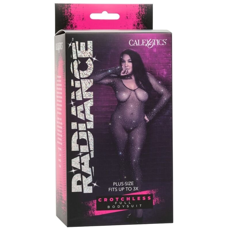 CALEXOTICS - RADIANCE BODYSUIT COMPLETO CROTCHLESS RHINE PLUS SIZE - Image 4