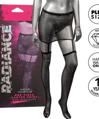 CALEXOTICS - RADIANCE SAIA GARTER COXAS PLUS SIZE