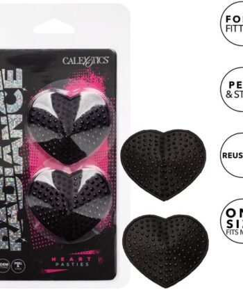 CALEXOTICS - RADIANCE PROTETORES DE BICOS DE JÓIAS EM FORMA DE CORAO