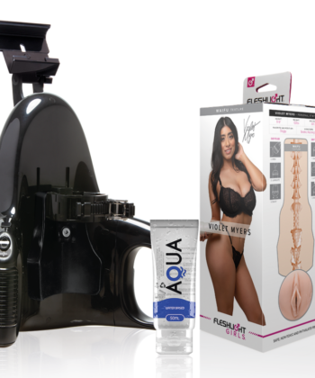 FLESHLIGHT - VIOLET MYERS WAIFU + LANÇAMENTO UNIVERSAL + LUBRIFICANTE AQUA QUALITY 50 ML