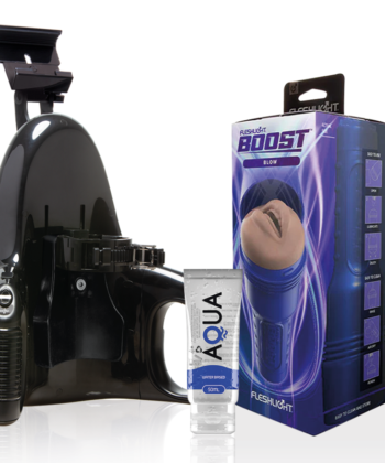FLESHLIGHT - BLOW LM FLESH RP + LANÇAMENTO UNIVERSAL + LUBRIFICANTE AQUA QUALITY 50 ML