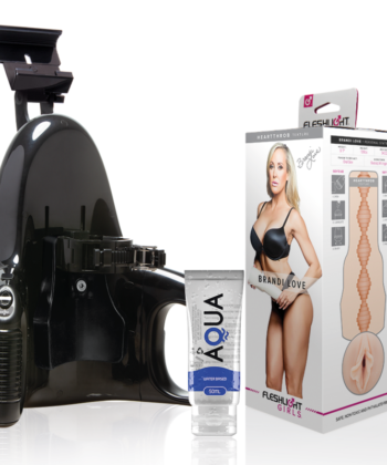 FLESHLIGHT - BRANDI LOVE VAGINA + LANÇAMENTO UNIVERSAL + LUBRIFICANTE AQUA QUALITY 50 ML