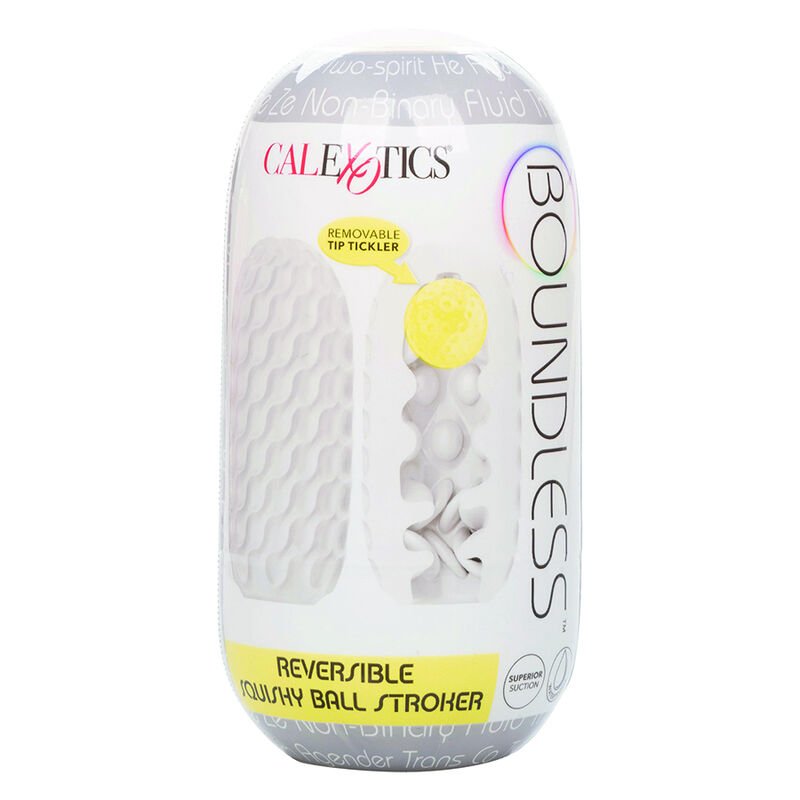 CALEXOTICS - BOUNDLESS REVERSÍVEL SQUISHY BALL STROKE CINZA - Imagem 5