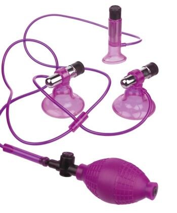 FETISH FANTASY SERIES - VIBRADOR DE TRIPLA SUCÇÃO