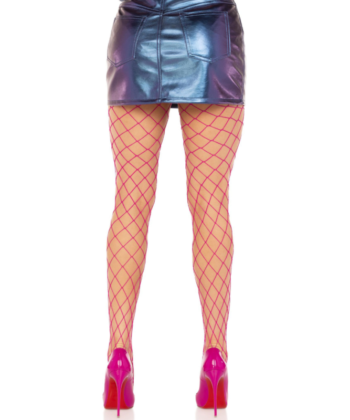 Alternative view of LEG AVENUE - PANTIMEDIAS REJILLA DIAMANTE AMARILLO