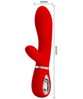 PRETTY LOVE - VIBRADOR MULTIFUNO G-SPOT THOMAS VERMELHO - Imagem 4