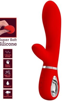 PRETTY LOVE - VIBRADOR MULTIFUNO G-SPOT THOMAS VERMELHO - Imagem 3