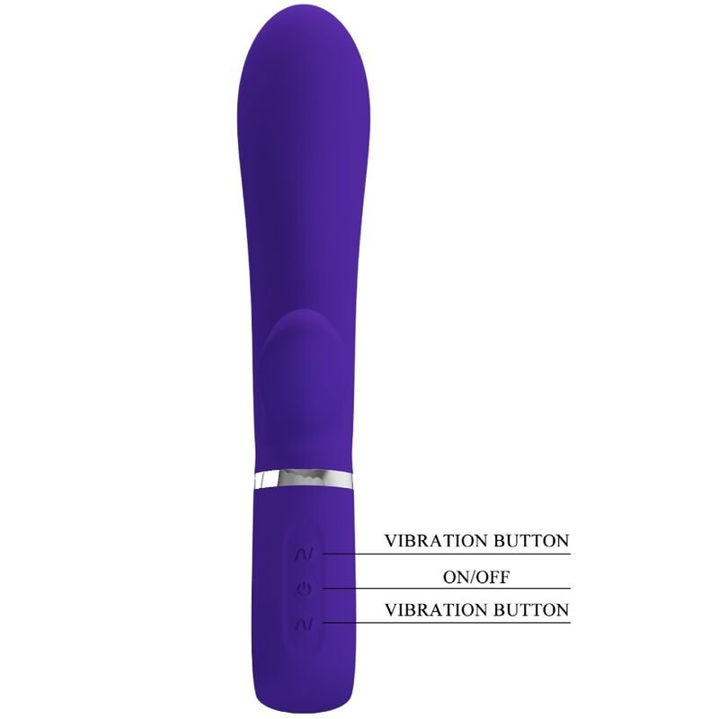 PRETTY LOVE - VIBRADOR MULTIFUNO G-SPOT THOMAS ROXO - Imagem 5