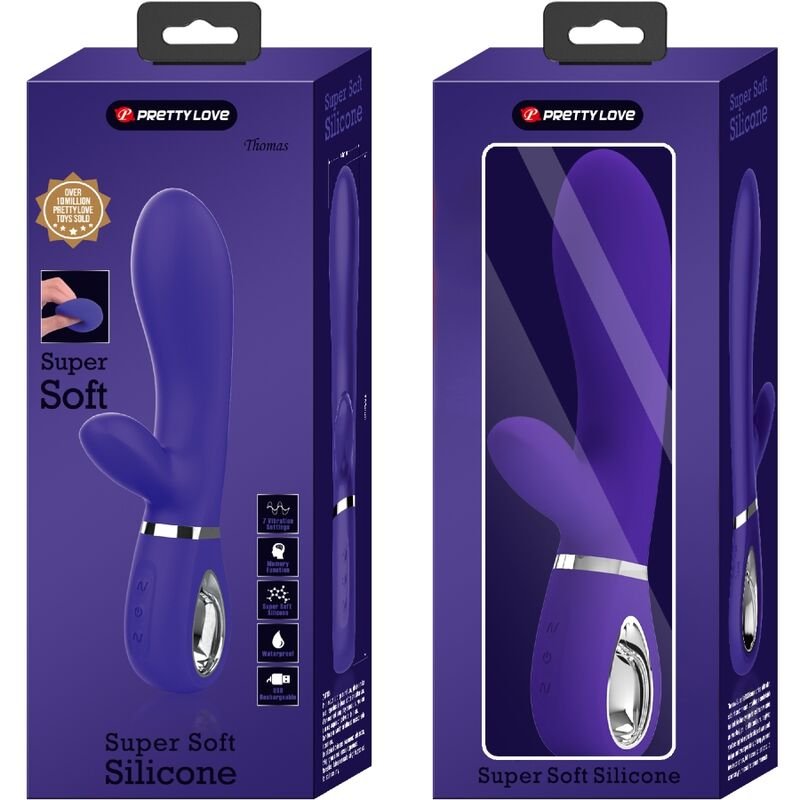 PRETTY LOVE - VIBRADOR MULTIFUNO G-SPOT THOMAS ROXO - Imagem 4