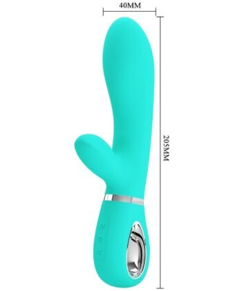 PRETTY LOVE - VIBRADOR MULTIFUNO G-SPOT THOMAS AQUA VERDE - Imagem 3