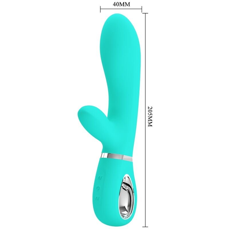 PRETTY LOVE - VIBRADOR MULTIFUNO G-SPOT THOMAS AQUA VERDE - Imagem 3