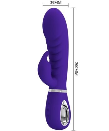 PRETTY LOVE - VIBRADOR PRESCOTT MULTIFUNO G-SPOT ROXO - Imagem 4