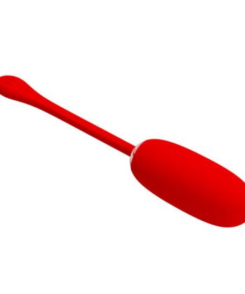 PRETTY LOVE - OVO VIBRATÓRIO IMPERMEVEL-RECARREGVEL JULIUS VERMELHO