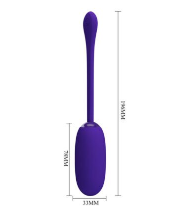Visão alternativa de PRETTY LOVE - OVO VIBRANTE RECARREGVEL IMPERMEVEL JULIUS ROXO