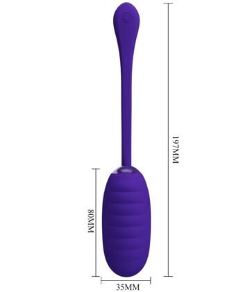 Visão alternativa de PRETTY LOVE - OVO VIBRATÓRIO RECARREGVEL KIRK ROXO