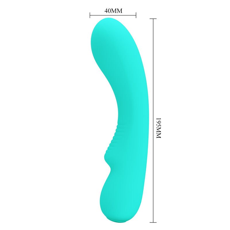 PRETTY LOVE - VIBRADOR RECARREGVEL PRESCOTT AQUA VERDE - Imagem 5