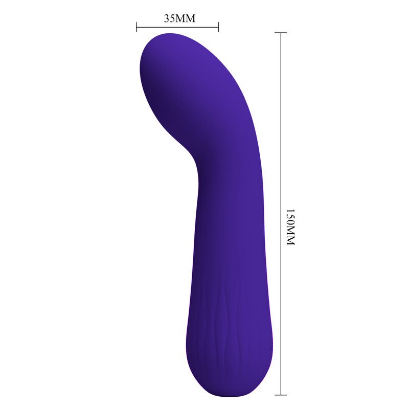 PRETTY LOVE - VIBRADOR RECARREGVEL FAUN ROXO - Imagem 5