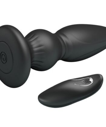 MR PLAY - PLUGUE ANAL DE COMANDO À DISTÂNCIA VIBRADOR PODEROSO PRETO - Imagem 5