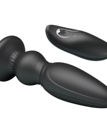 MR PLAY - PLUGUE ANAL DE COMANDO À DISTÂNCIA VIBRADOR PODEROSO PRETO - Imagem 3