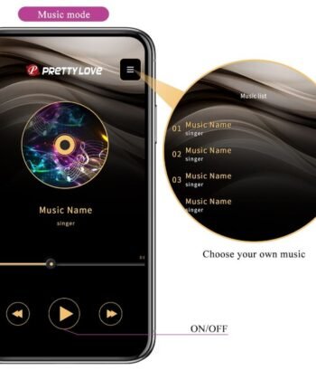 PRETTY LOVE - ELVIRA KEGEL BALLS APP CONTROLE REMOTO ROXO