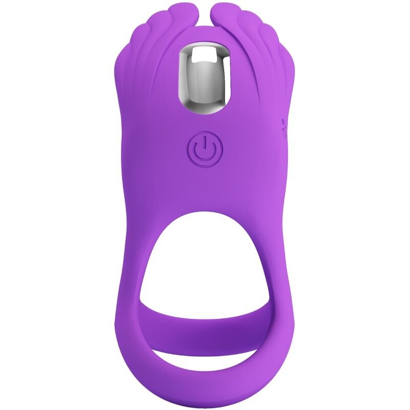 PRETTY LOVE - SILAS ANEL PARA PÊNIS VIBRANTE 7 VIBRAÇÕES SILICONE ROXO - Imagem 5