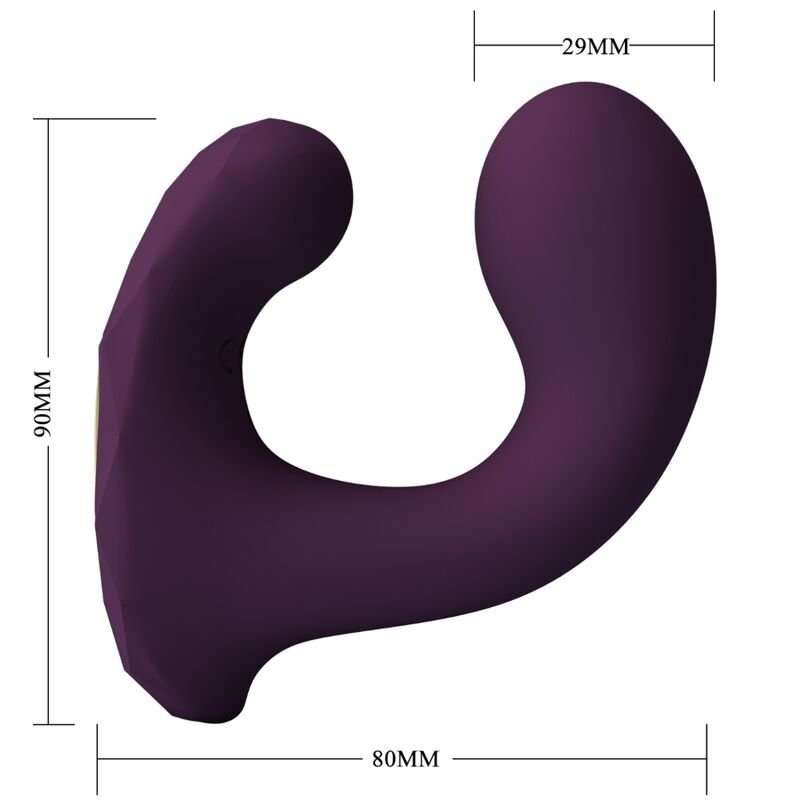 PRETTY LOVE - BILLY CONTROLE REMOTO VIBRATION ROXO APLICATIVO GRÁTIS - Imagem 4