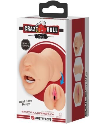 CRAZY BULL - ZOEY MASTUBADOR EM FORMA DE VAGINA DUPLA ENTRADA - Imagem 5