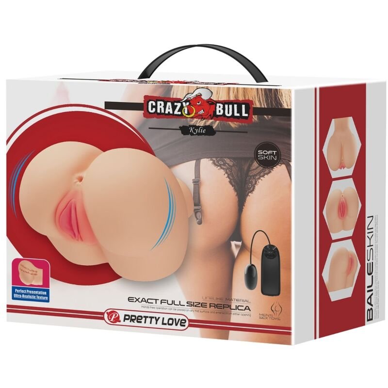CRAZY BULL - VIBRADOR REALISTA DE VAGINA E NUS KYLIE - Imagem 2
